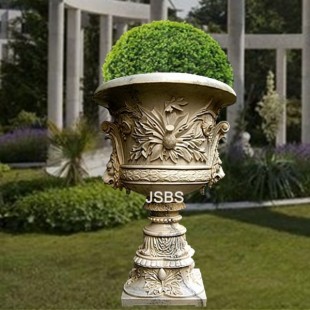 Marble Floral Vase, JS-P126